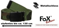 Gürtel - Flecktarn - ca. 3 cm breit - Metallschloss...