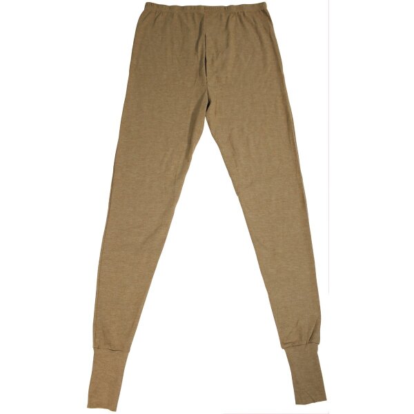 Britische Unterhose - Flammhemmend - Lang - Khaki - Neuwertig - Größe: M - Original Militär