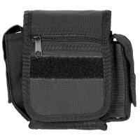 Gürtel - / Koppeltasche mit 3 Fächern - Schwarz...