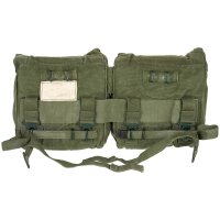 Britische Armee Koppel- / Beckentaschen Set - M 58 - Oliv - 2 Taschen - Gebraucht - Original Militär