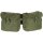 Britische Armee Koppel- / Beckentaschen Set - M 58 - Oliv - 2 Taschen - Gebraucht - Original Militär