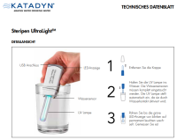 Katadyn® Steripen®UltraLight™ UV Wasserentkeimer - Entfernt 99% Bakterien + Protozoen + Viren - Kleinste auf dem Markt