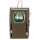 Polnische Taschenlampe - Braun - Signallampe - Neuwertig - 3 Farbenschieber - Metallgehäuse - Original Militär
