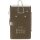 Polnische Taschenlampe - Braun - Signallampe - Neuwertig - 3 Farbenschieber - Metallgehäuse - Original Militär