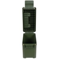 Schweizer Munitionskiste - PVC - Mittel - Oliv - Spritzwassergeschützt - ca. 35 x 17 x 25 cm - Original Militär