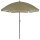 Sonnenschirm - 2teilig-  Strichtarn - Knickfunktion - Höher: ca. 180 cm - Durchmesser: ca. 180 cm