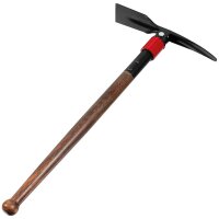 Pickel - Klappbar - mit Holzstiel - Carbon-Stahl 1050 -...