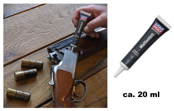 Liqui Moly Waffen Fett - GUNTEC - 20ml - stark anhaftendes synthetisches Spezialfett - Langzeitkorrosionsschutz und Verschleißschutz