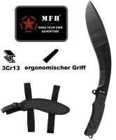Machete "Kukri" - ergonomisch geformter ABS...