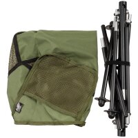 Klappstuhl "Ultralight" - Kompakt - Leicht - Extrem Stabil - Oliv - bis 90 kg -  max. 1kg mit Transportasche