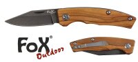 Klappmesser - geschraubte Holzgriffschalen - stonewashed...
