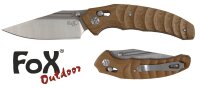 Klappmesser - geschraubte Micarta-Griffschalen -  Klinge...