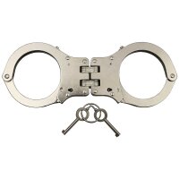 Profi Stahl Handschellen - Handfesseln - mit...