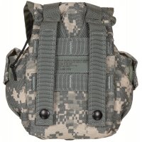 US Army Feldflasche - 1 Liter - Oliv - Bezug: AT digital - Original Militär - Molle Schlaufen hinten