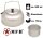 Teekessel mit Teesieb - ca. 950 ml = 1 QT - 100 % Aluminium - geruchs- und geschmacksneutral