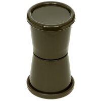 Gewürzstreuerset - 2teilig - oliv - unbefüllt - ca. 6,6 x 3,5 cm (H x D)