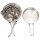 Kochset "Travel" - 5 tlg. - 100 % Edelstahl - ca. 620 g - Pfanne ca. 300ml - Topf ca. 1,25l - Kocher - Topfständer - stapelbar