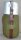 Rumänische Feldflasche - ca. 0,95 Liter - 100% Aluminium - inkl. Becher mit Klappgriffen - Wollbezug - Lederriemen - Original