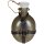 Tschechische Feldflasche "M60" - ca. 0,7 Liter - 100 % Aluminium - inkl. Lederriemen -  Original Militär