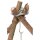 Dreibeinhalter - schneller und einfacher Dreibeinbau - Platte / Kette / Haken - kleines Packmaß - 100% (Edel-) Stahl - ca. 330g