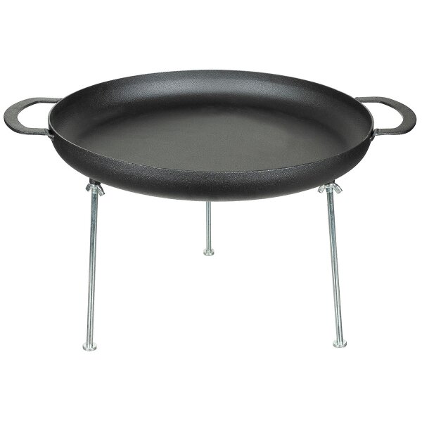 Feuerschale - Feuerstelle / Kochstelle - 100 % Eisen - ca. 27 cm Bodendistanz - 2 Griffe