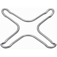 Topfkreuz für Campingkocher, Stahl Verchromt -...