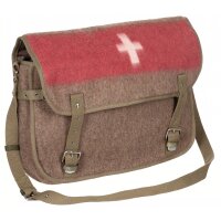 Schweizer Umhängetasche - mit Textil Riemen - aus...