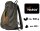 Outdoor Rucksack "PureTrash" - Klein - ca. 20 Liter - Oliv - ca. 900g - ca. 30 x 50 x 25 cm