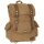 Rucksack Canvas "PureTrash" - ca. 25 Liter - Echtleder- und Messingaccessoire - Braun -  ca. 1 kg - ca. 33 x 42 x 20 cm
