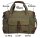 Handtasche - Laptoptasche Canvas "PureTrash" - ca. 35 Liter - Echtleder- und Messingaccessoire - ca. 950 g - ca. 32 x 46 x 25 cm