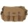 Handtasche Canvas "PureTrash" - ca. 12 Liter - Echtleder- und Messingaccessoire - Braun - ca. 900 g - ca. 32 x 46 x 25 cm