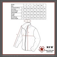 Outdoor Thermojacke - Wendbar - Oliv/Schwarz - Wasserabweisend - Unsisex - S - 2XL