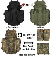 BW Rucksack "Mountain" - Seitentaschen =...