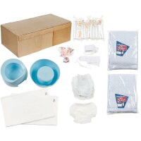 Dänisches Notfall Babybett  Set - Matratzen - Lacken - Schnuller - Decken - Windeln - Töpfchen - Original Militär