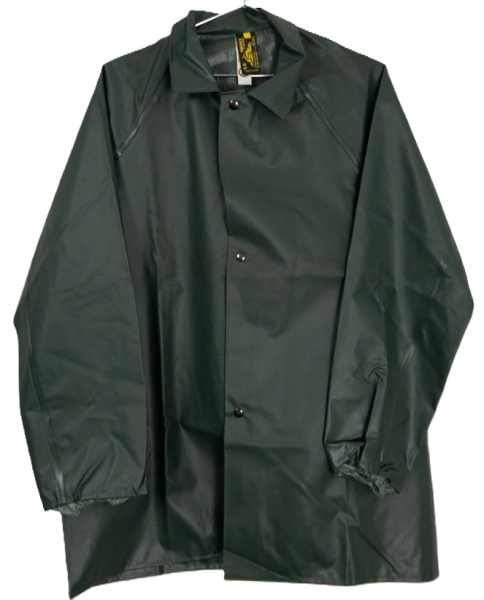 Französische Regenjacke - Oliv - Größe: 96 - Original Militär