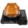 Campingtoaster - Klappbar - für 4 Scheiben - mit Zange - 100% Edelstahl - Packmaß: ca. 22 x 2 cm - ca. 250 g