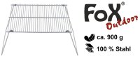 Grillrost - Klappbar - 100 % Stahl vernickelt -...