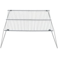 Grillrost - Klappbar - 100 % Stahl vernickelt -...