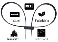 Kunststoffhandschellen - 10 Stück je Pack -...