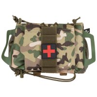 Tasche Erste Hilfe - Tactical IFAK - 2teilig (Tasche und Trägerrolle) - Schnellzugriff - ca. 25 x 15 x 5 cm - 100 % Polyester