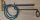 Dänische Handwasserpumpe - Eimerspritze mit Schlauch - Feuerwehrspritze - Original Militär