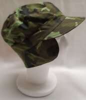 Tschechische CZ Feldmütze - abklappbare Ohren - M 95 Tarn - Neuwertig . Original Militär