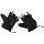 Fleece - Faust - Fingerhandschuhe - mit Ausziehlasche - umklappbare Fingerkappe mit Klettverschluss