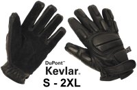 Lederhandschuhe "Protect" - Schwarz -...