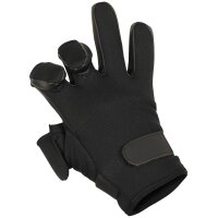 Fingerhandschuhe "Mesh" - Schwarz - wasserabweisendes Neopren - dünne und weiche Ausführung