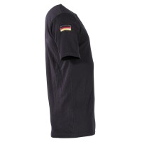 BW Tropenunterhemd - halbarm - Spezialmateialrmix - hohe Atmungsaktivität - Nationalabzeichen - 60 % Baumwolle, 40 % Polyester - Variante: Schwarz-7