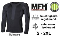 Thermo Funktions Unterhemd - schwarz - speziell für...