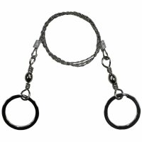 Hand -Draht Säge -  2 Ringe - Extra stabil - Edelstahl - Taschensäge