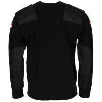 Deutsche Bundeswehr - Pullover - Schwarz - Deutsches Hoheitsabzeichen - ca. 80 % Schurwolle, 20% Polyamid