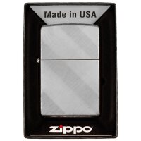 Original Zippo Feuerzeug - "Diagonal Wave" -...